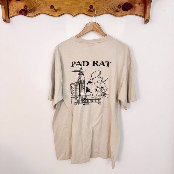 VTG 90s Kennedy Space Center Pad Rat Launch Pad T-Shirt Rare - Picture 1 of 5